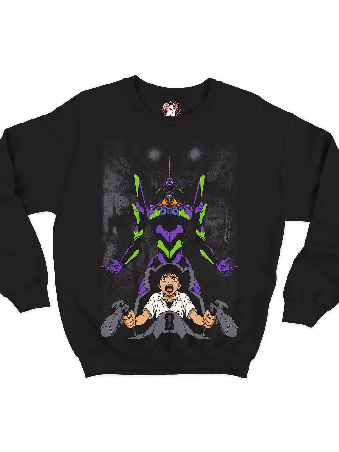 Darker Things -  Eva 01, Evangelion (Polerón Cuello Polo) 1