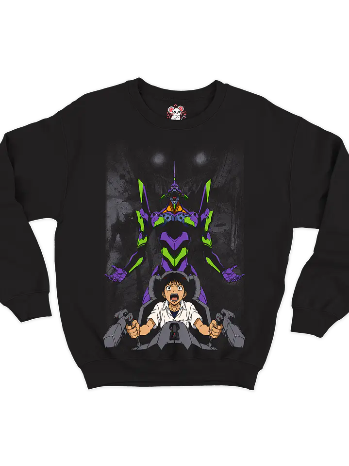 Darker Things -  Eva 01, Evangelion (Polerón Cuello Polo) 1