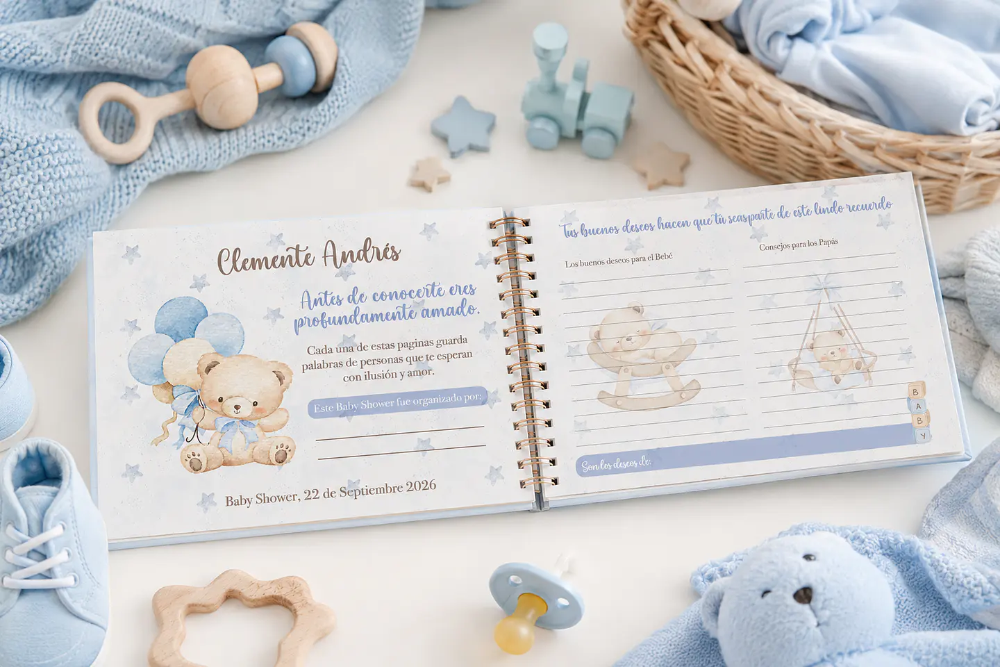 Libro buenos deseos Baby Shower 3