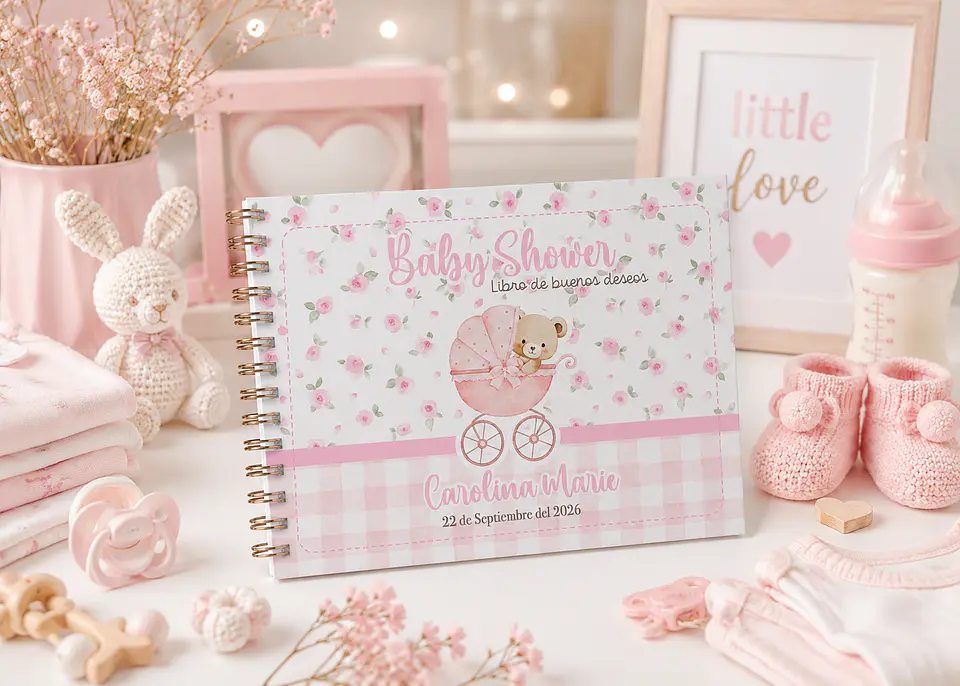 Libro buenos deseos Baby Shower 1