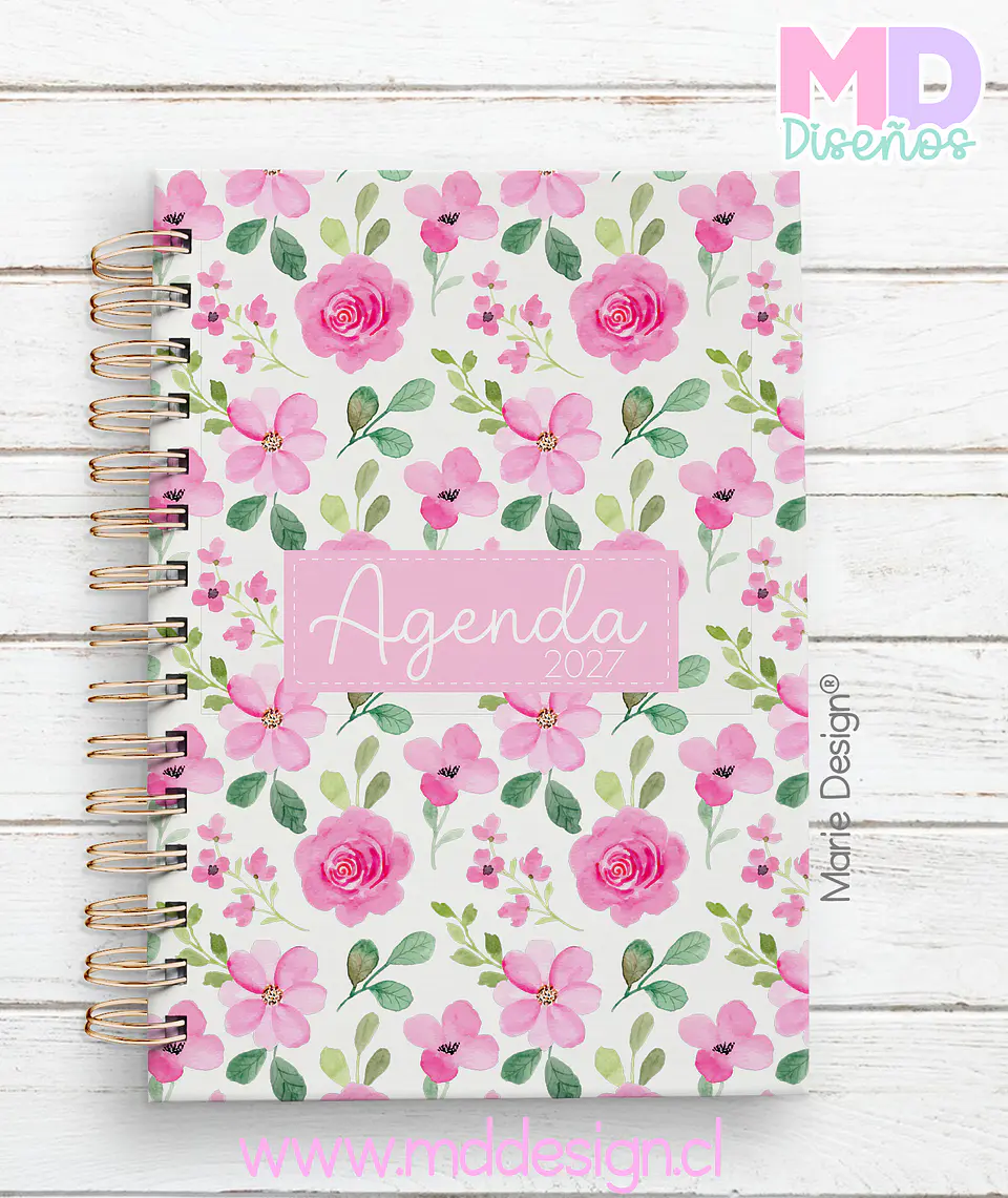 Agenda Clasica 2027 rosa 1