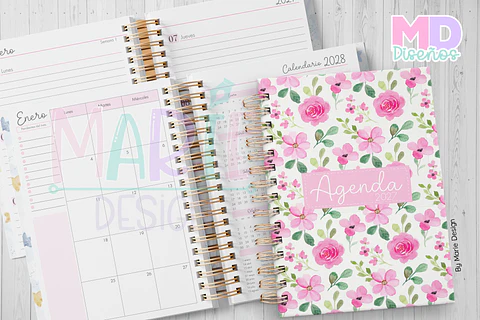 Agenda Clasica 2027 rosa