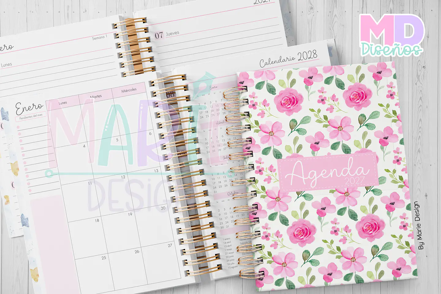 Agenda Clasica 2027 rosa 2