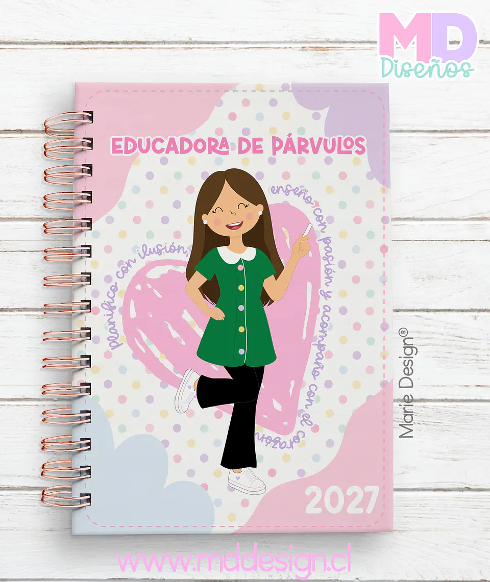 Planner Educadora de parvulos edición  2027 1