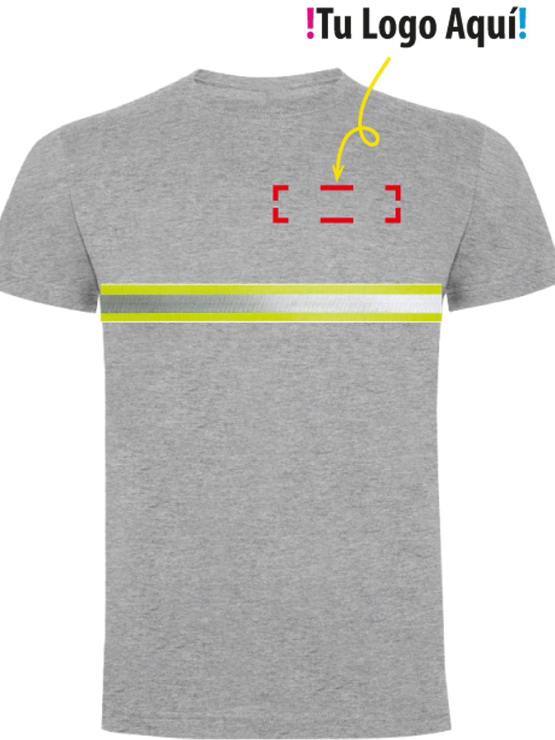 Polera Manga Corta Reflectante Unisex 2