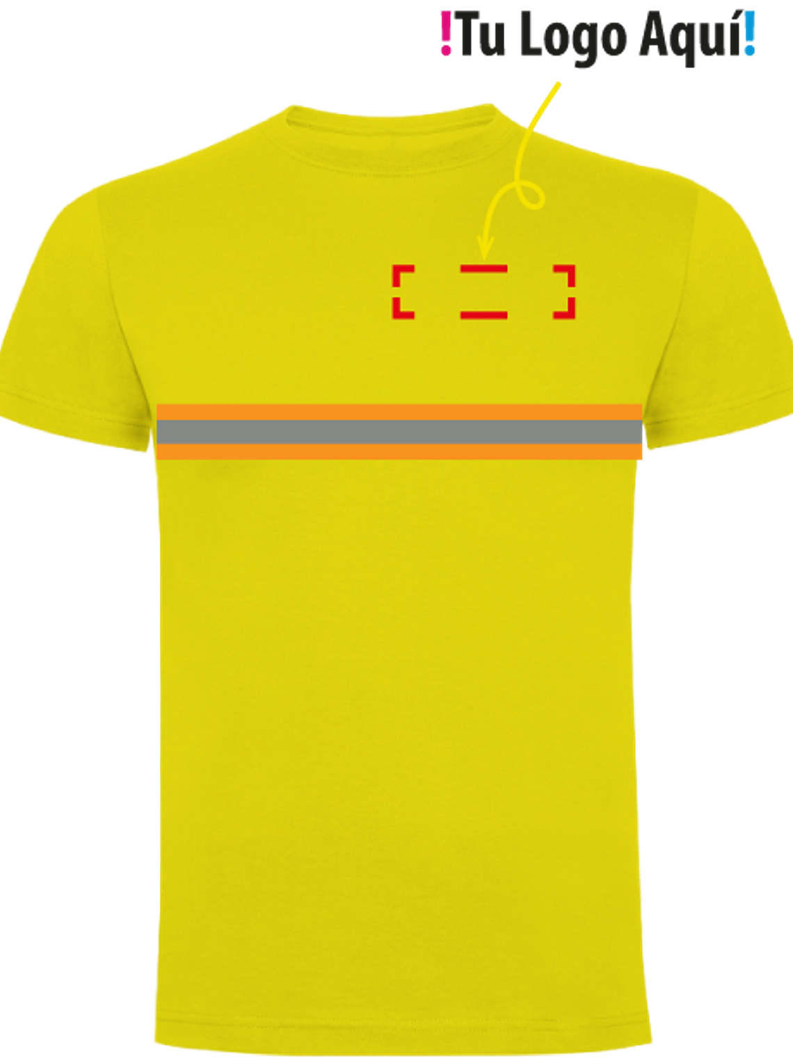 Polera Manga Corta Reflectante Unisex 5