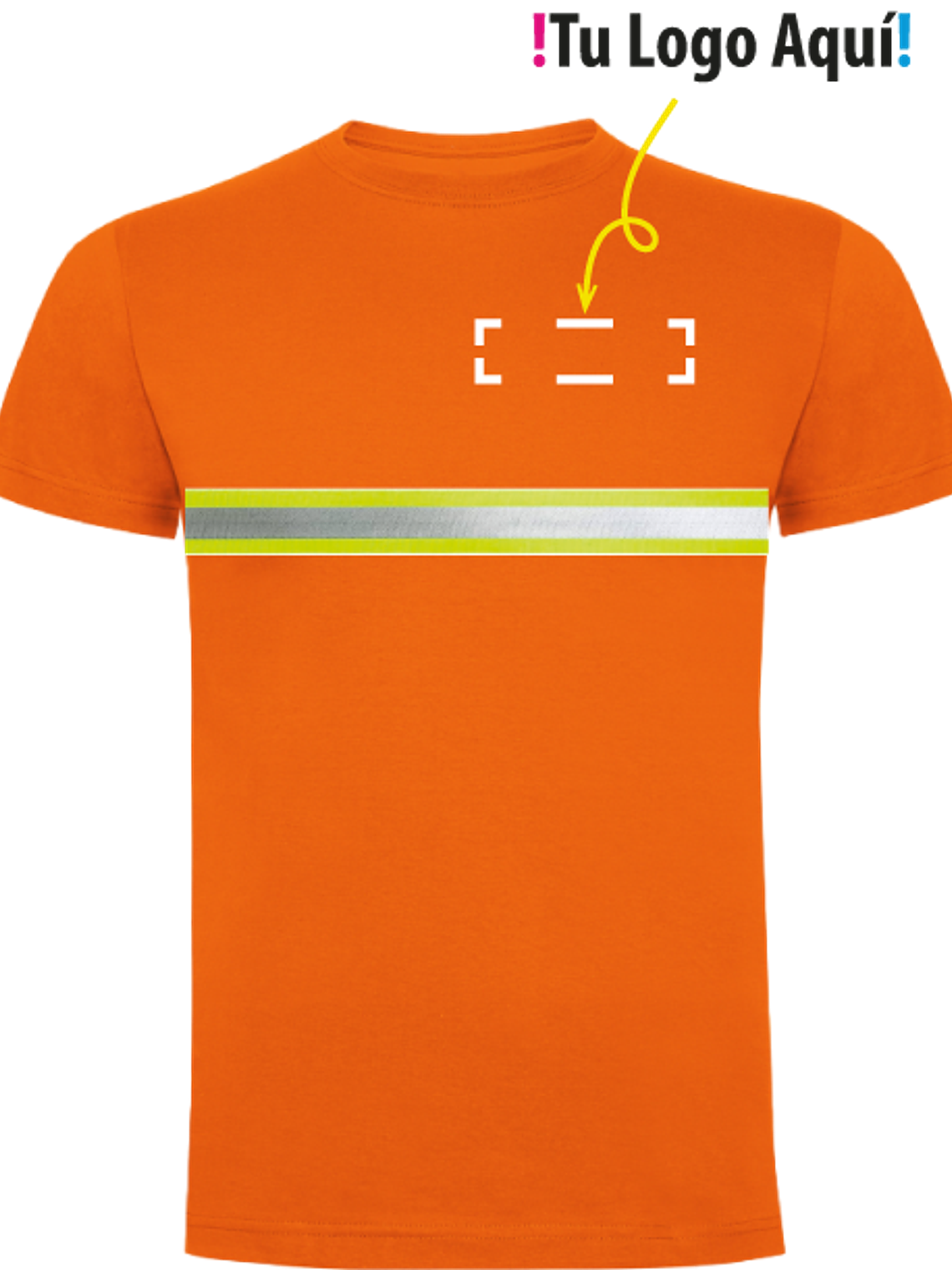 Polera Manga Corta Reflectante Unisex 6