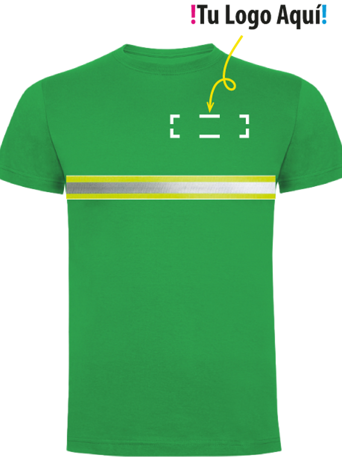 Polera Manga Corta Reflectante Unisex 7