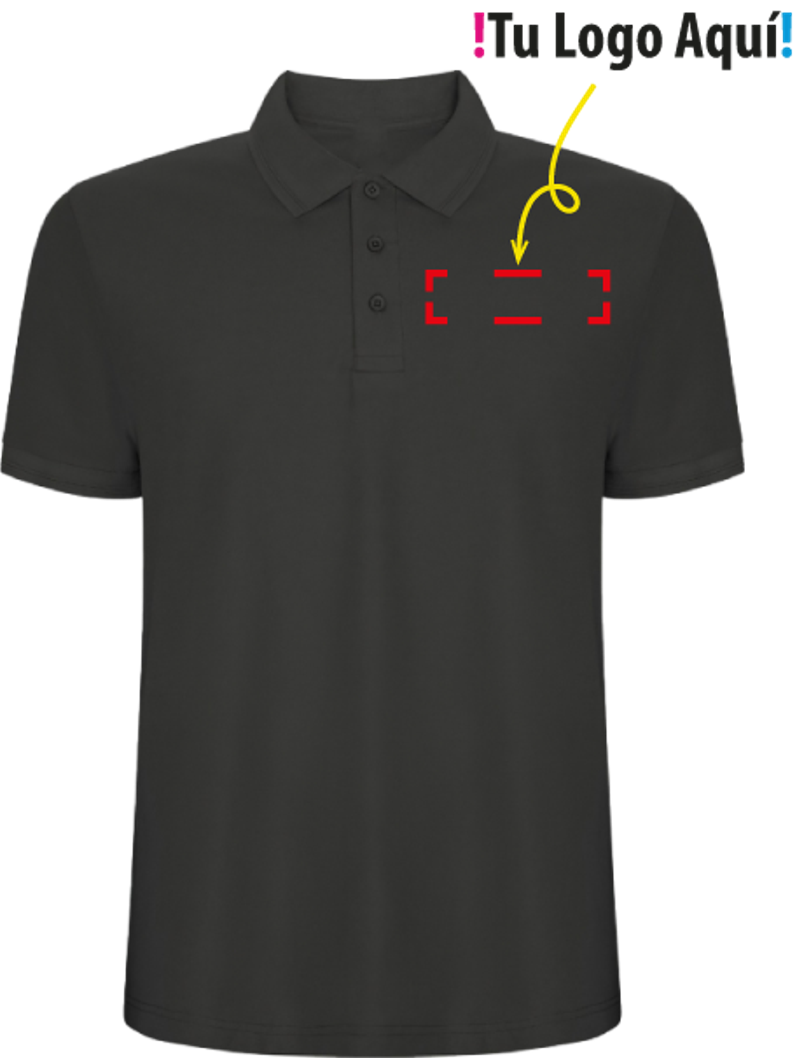 Polera Manga Corta Pique Unisex 2