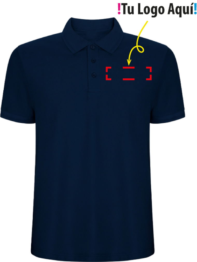 Polera Manga Corta Pique Unisex 3