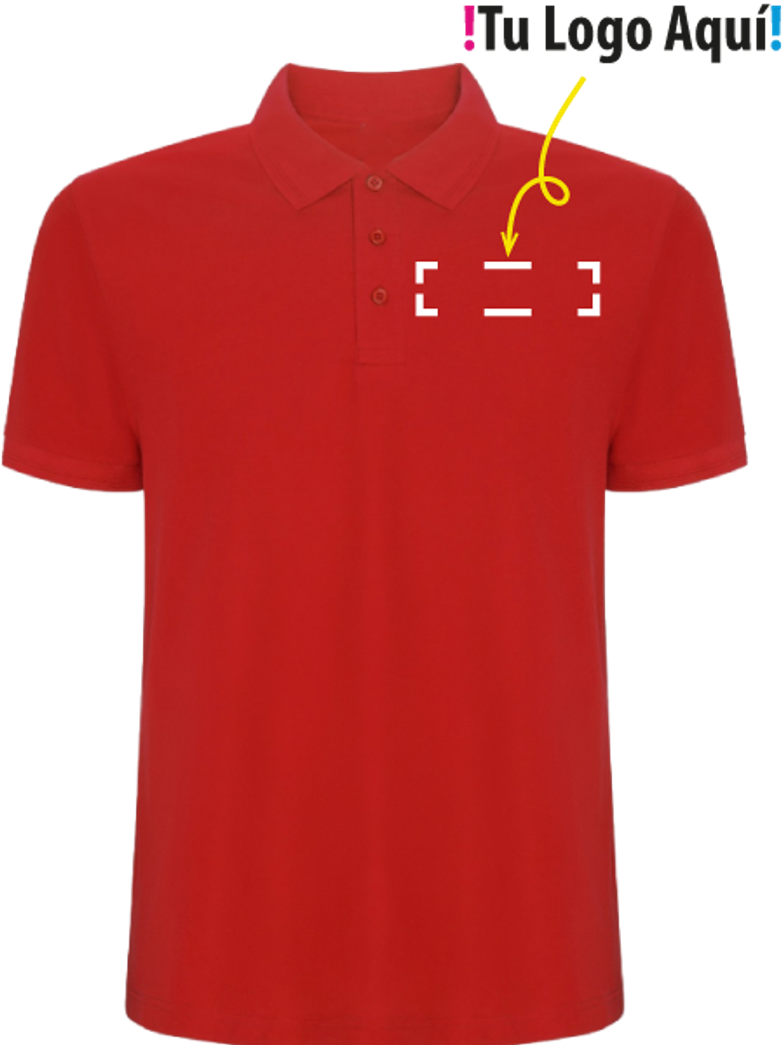 Polera Manga Corta Pique Unisex 5