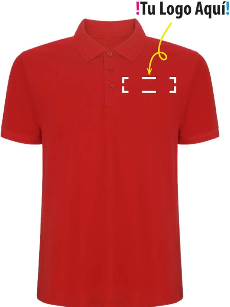 Polera Manga Corta Pique Unisex 5