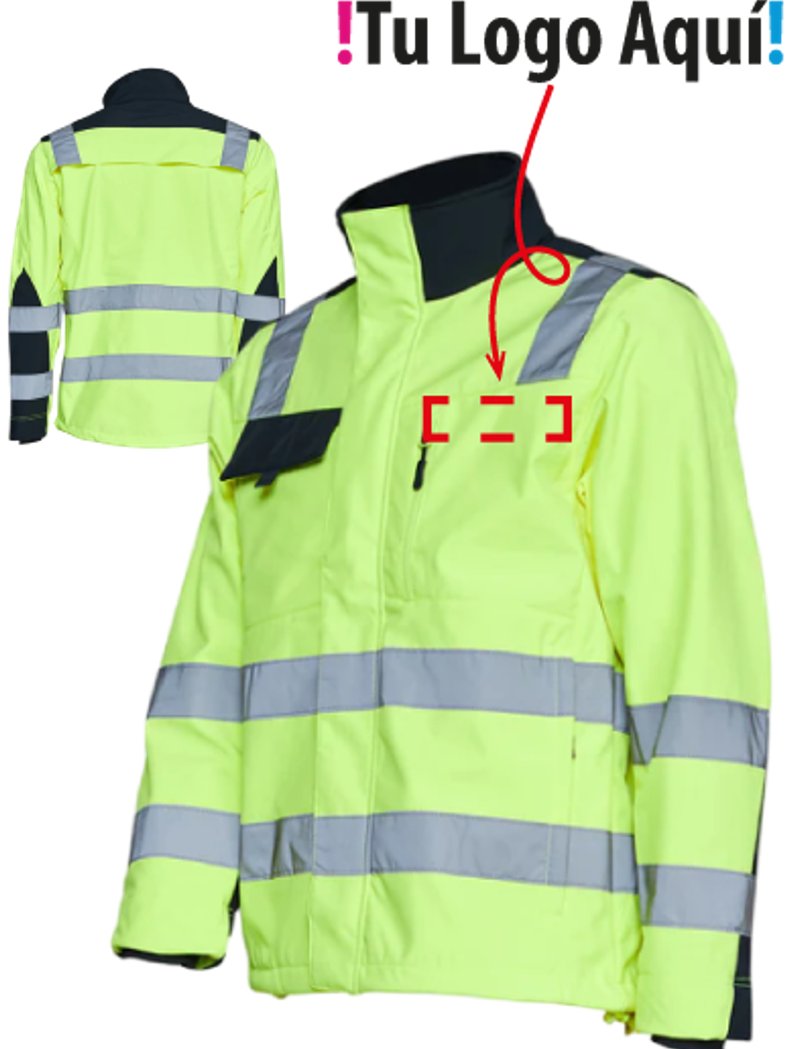 Chaqueta Softshell Unisex Bicolor 1