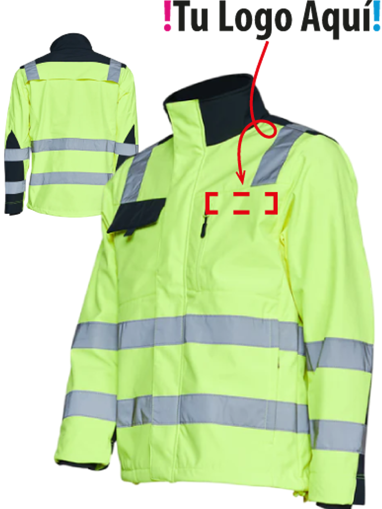 Chaqueta Softshell Unisex Bicolor 1