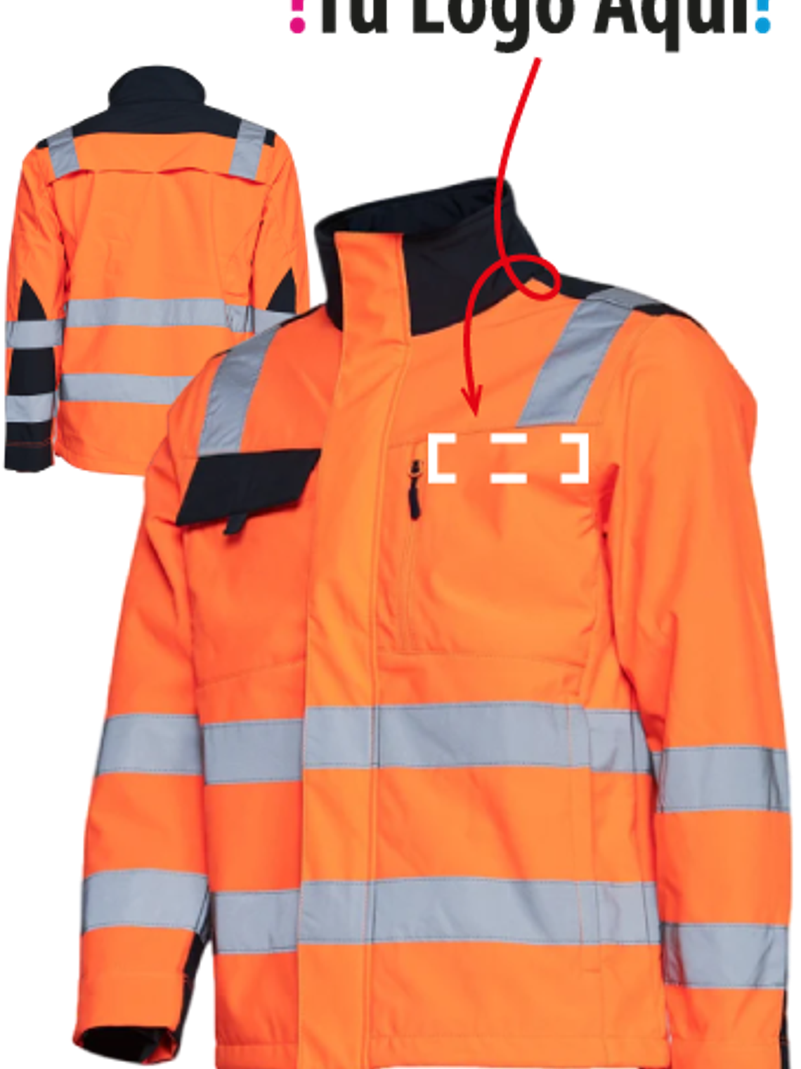 Chaqueta Softshell Unisex Bicolor 2