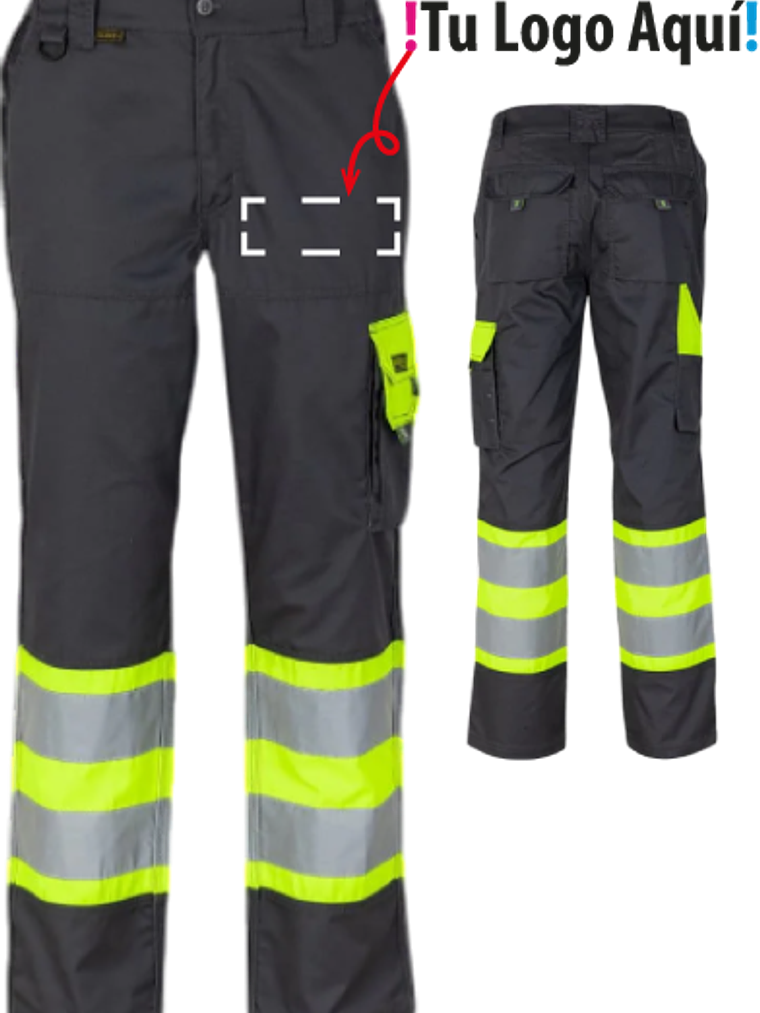 Pantalon Cargo Alta Visibilidad Clase 1 Bicolor 1