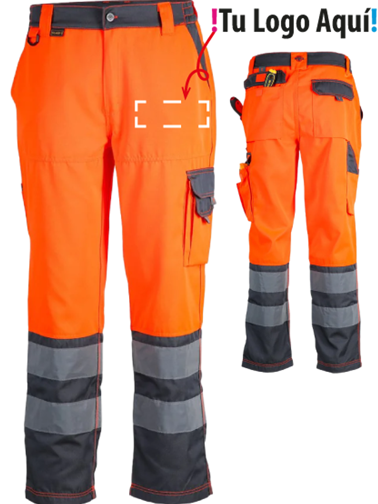 Pantalon Cargo Alta Visibilidad Clase 2 Bicolor 2