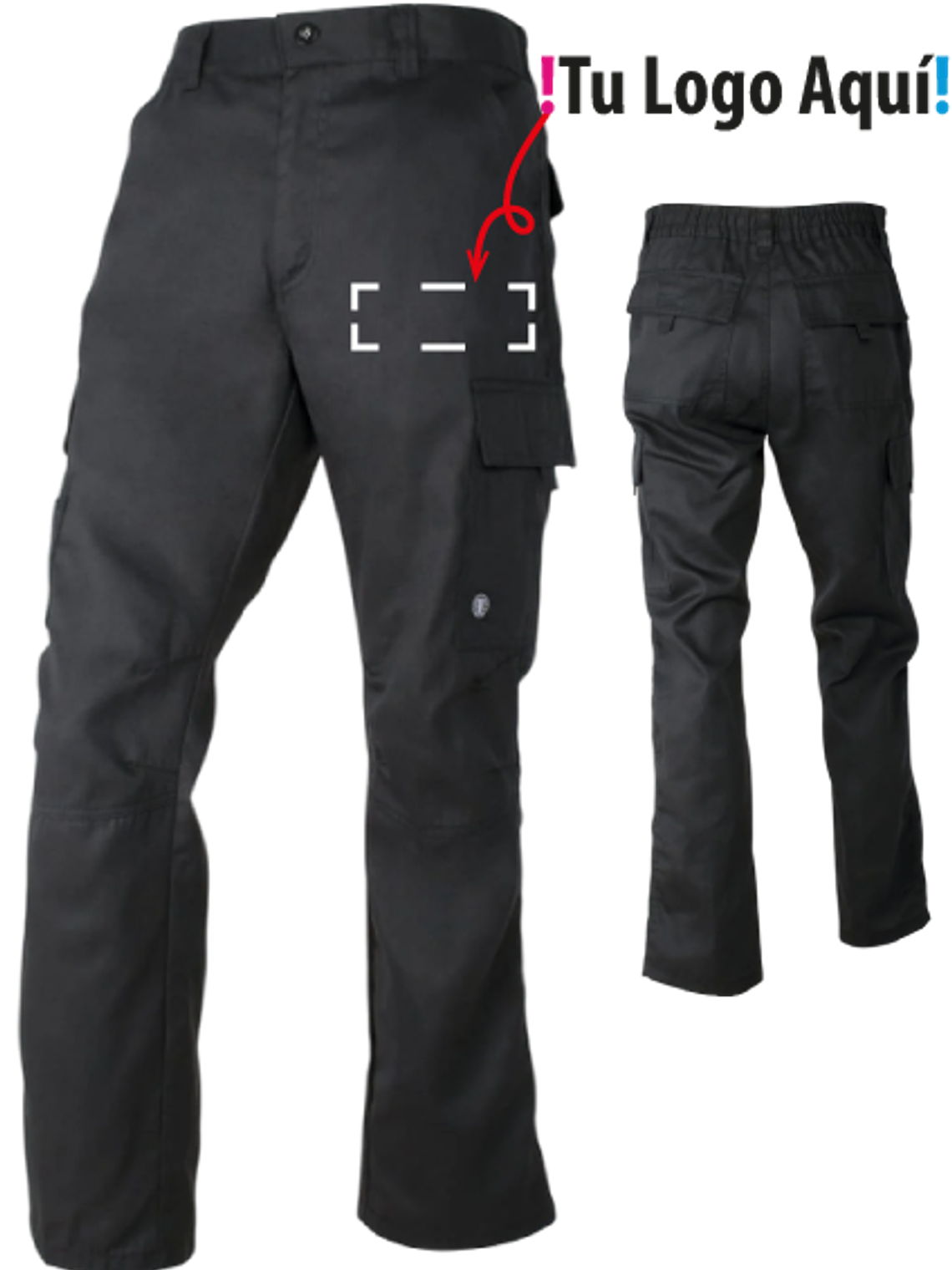 Pantalon Cargo Gabardina 2