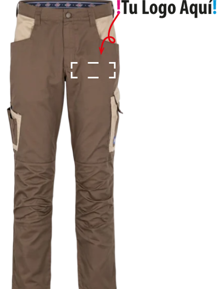 Pantalon Cargo Gabardina Practical Line Unisex  4