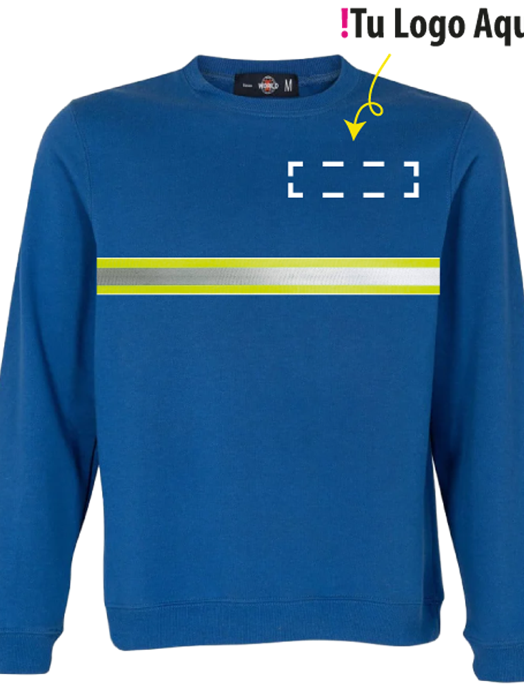 Poleron Polo Basic Unisex Refectante 4