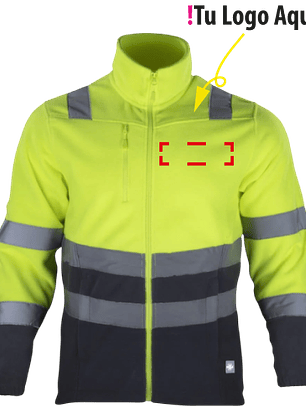 Micropolar Alta Visibilidad Clase 2 Bicolor