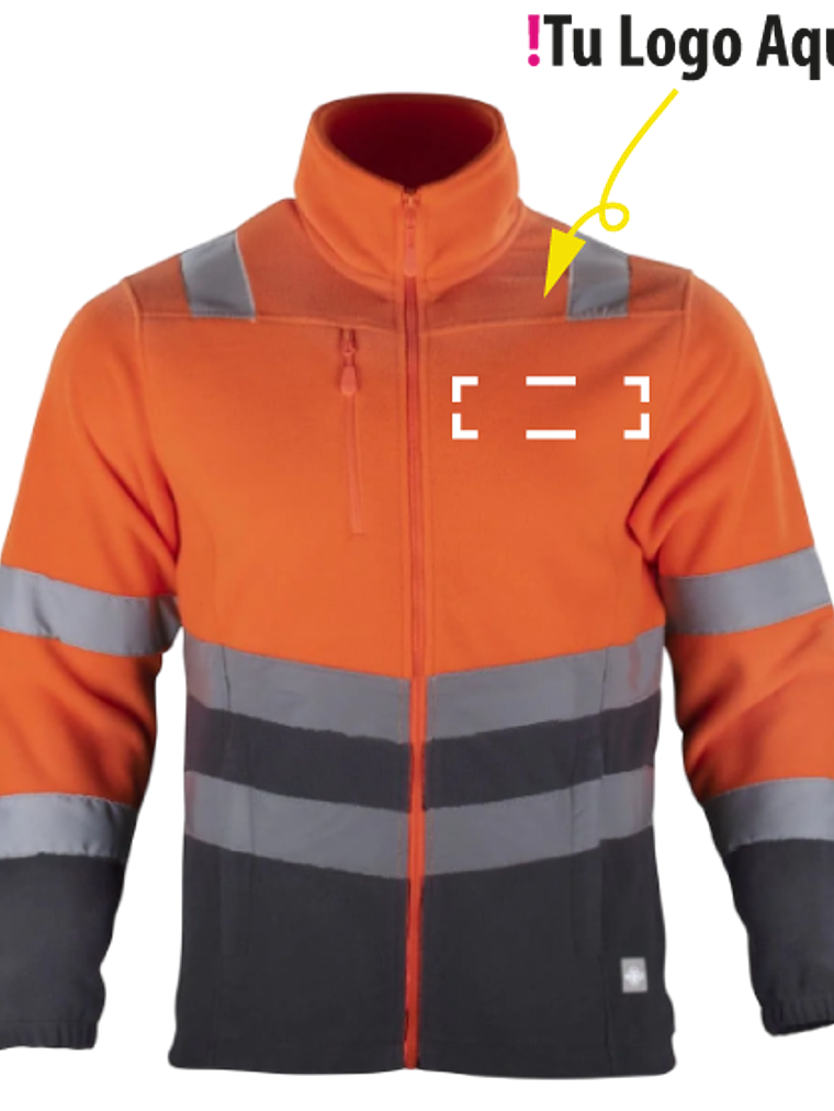 Micropolar Alta Visibilidad Clase 2 Bicolor 2