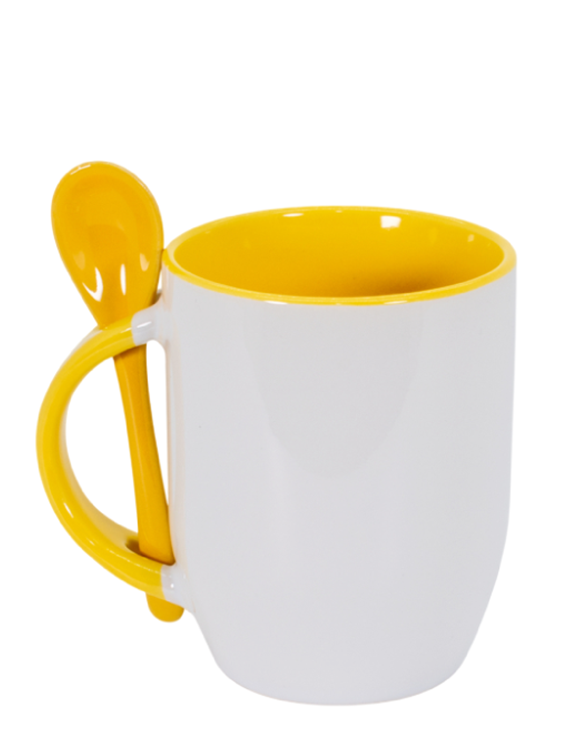 Taza con Cuchara Premium Para Estampar 11 Onzas 2