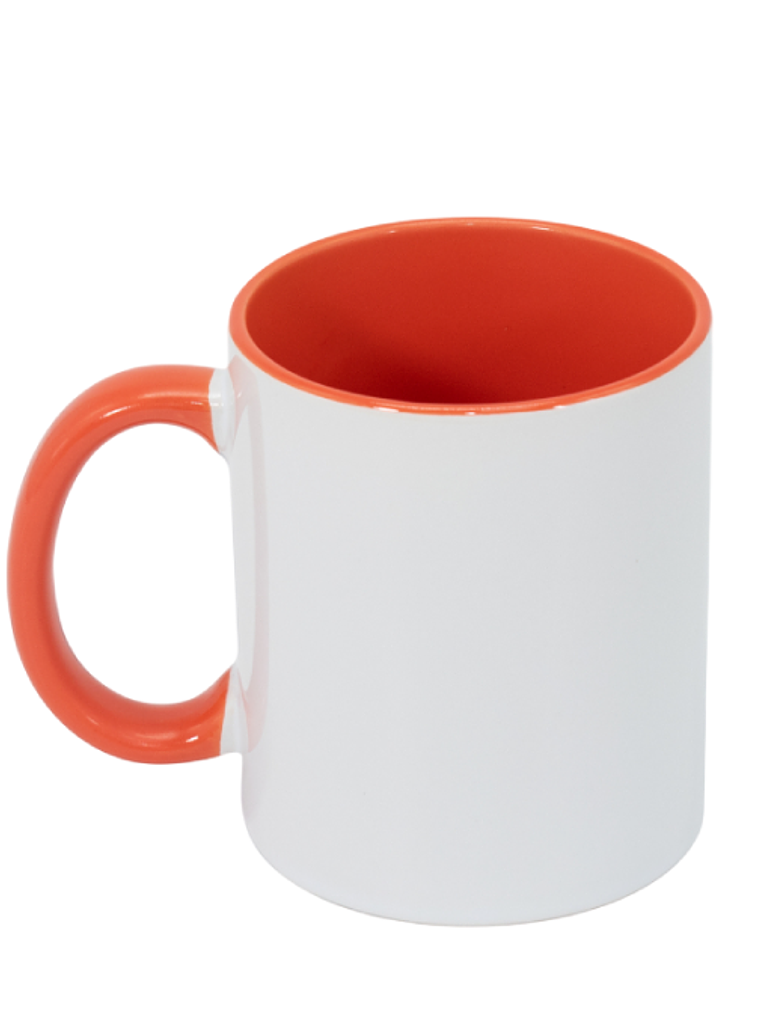 Taza Interior y Mango de Color Para Estampar 11 Onzas 4