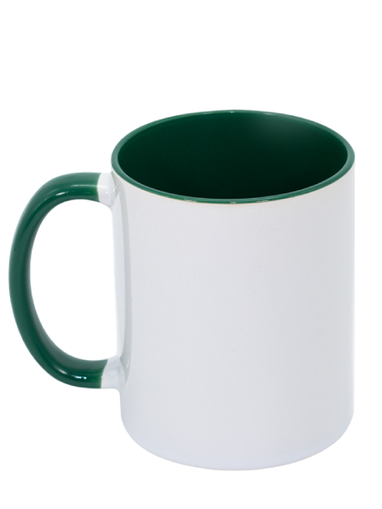 Taza Interior y Mango de Color Para Estampar 11 Onzas 8