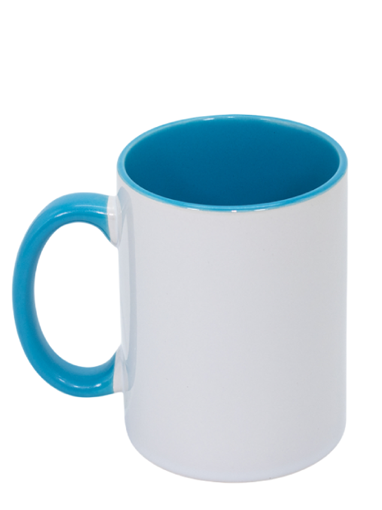 Taza Interior y Mango de Color Para Estampar 15 Onzas 2