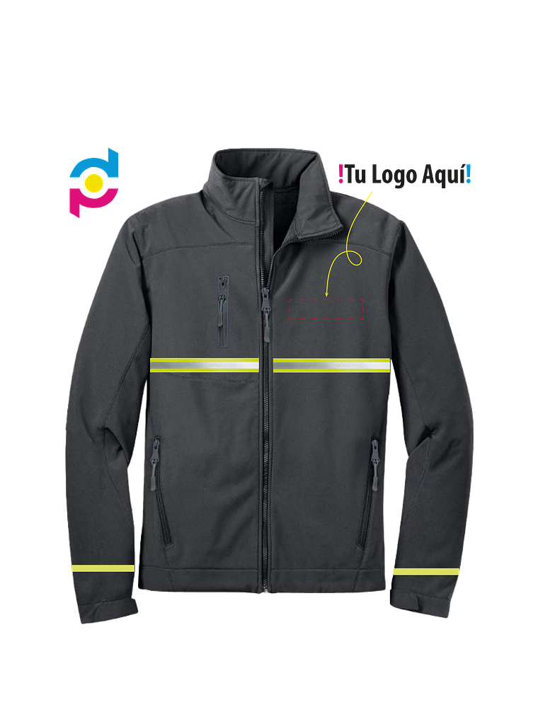 Chaqueta Softshell Reflectante 1