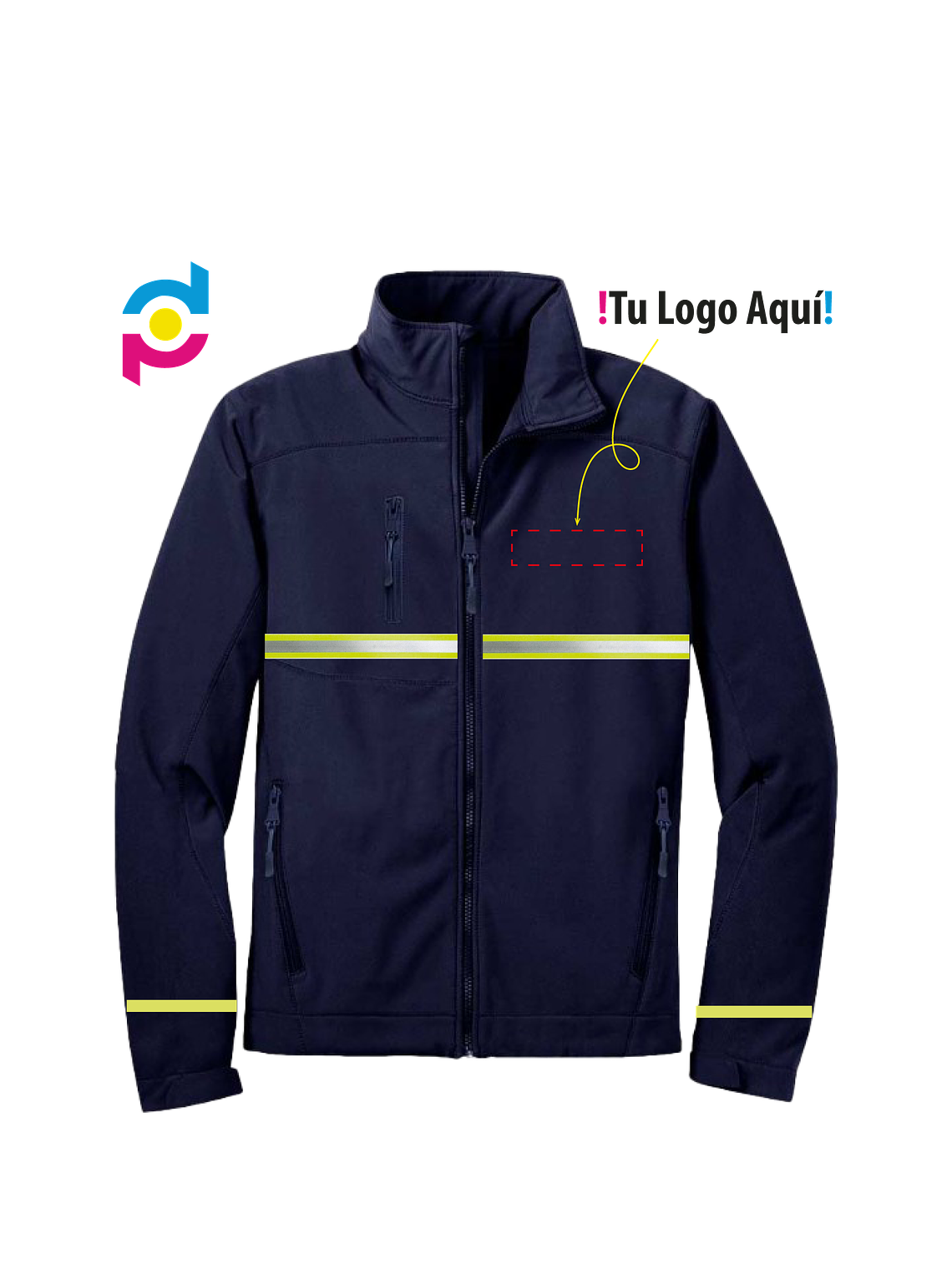 Chaqueta Softshell Reflectante 2