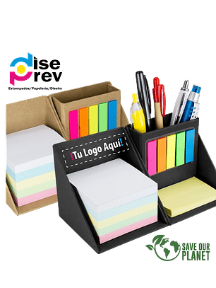 Memo Set Cubo Ecológico Porta-Lápices