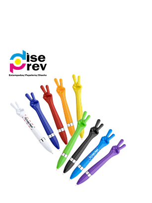 Bolígrafo Plástico Paz y Amor