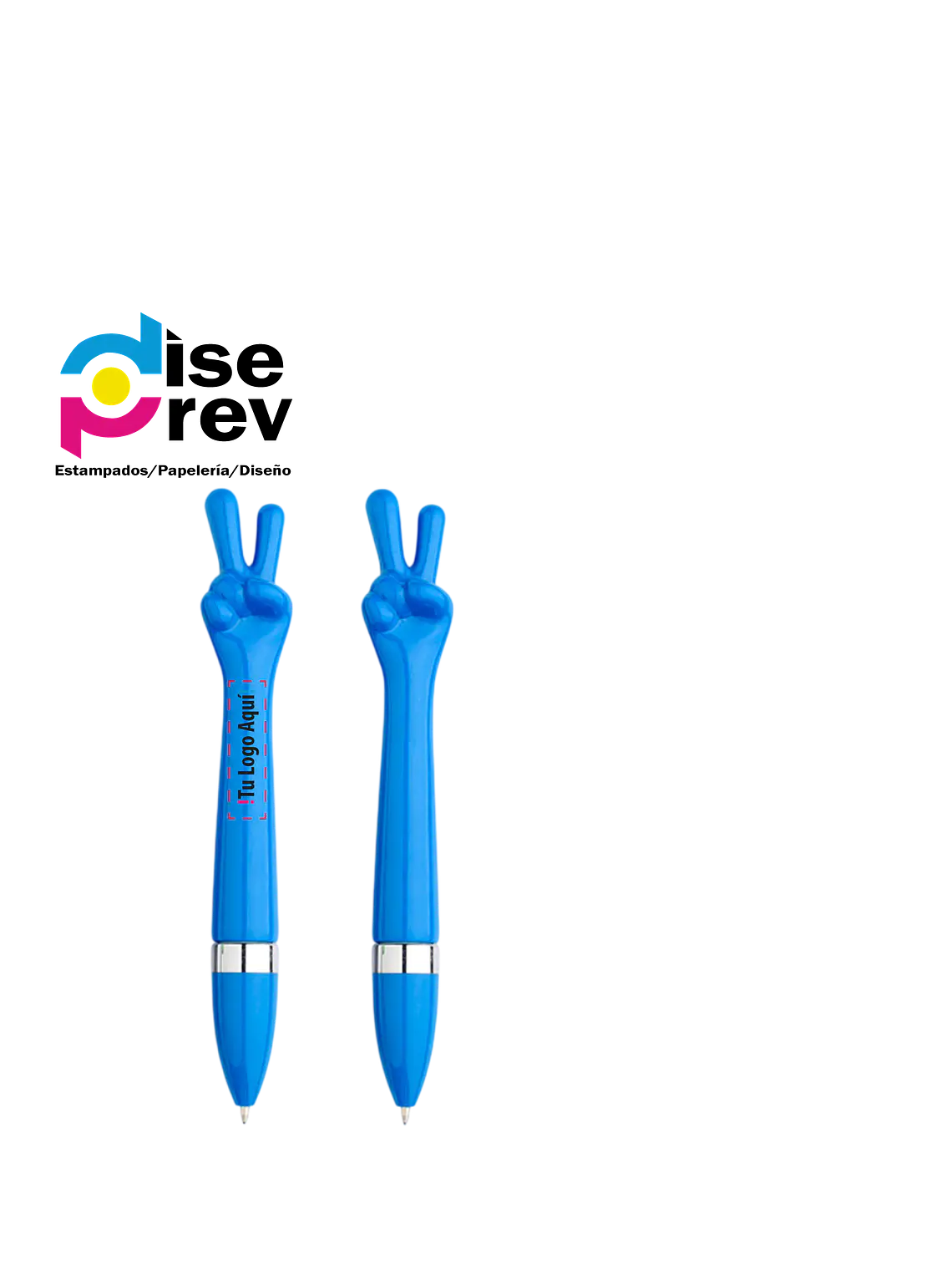 Bolígrafo Plástico Paz y Amor 6