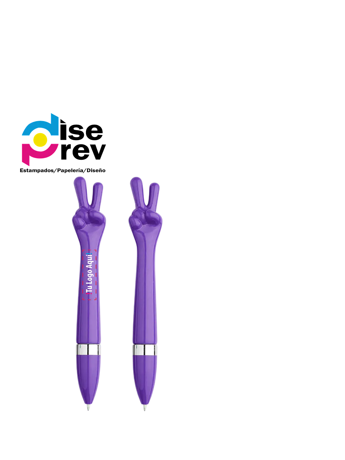 Bolígrafo Plástico Paz y Amor 8