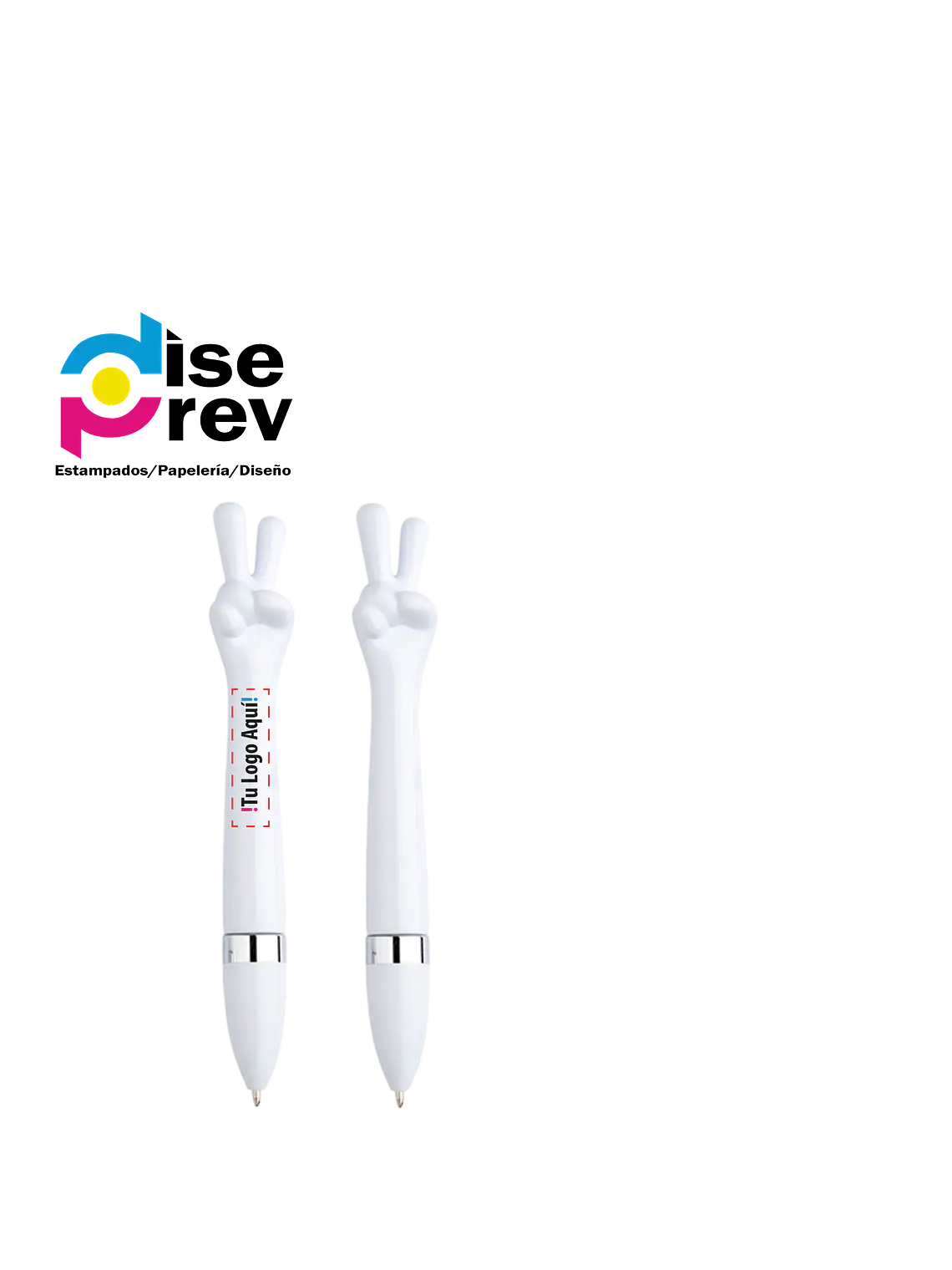 Bolígrafo Plástico Paz y Amor 4