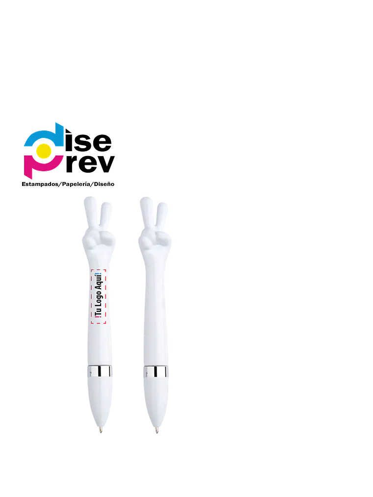 Bolígrafo Plástico Paz y Amor 4