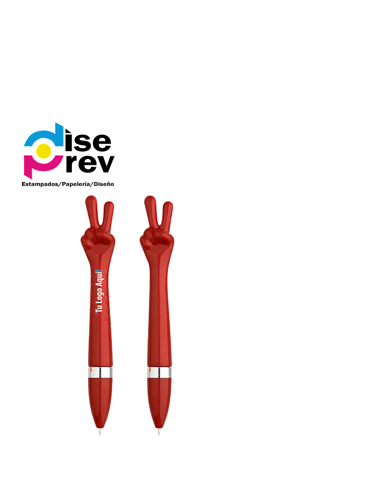 Bolígrafo Plástico Paz y Amor 3