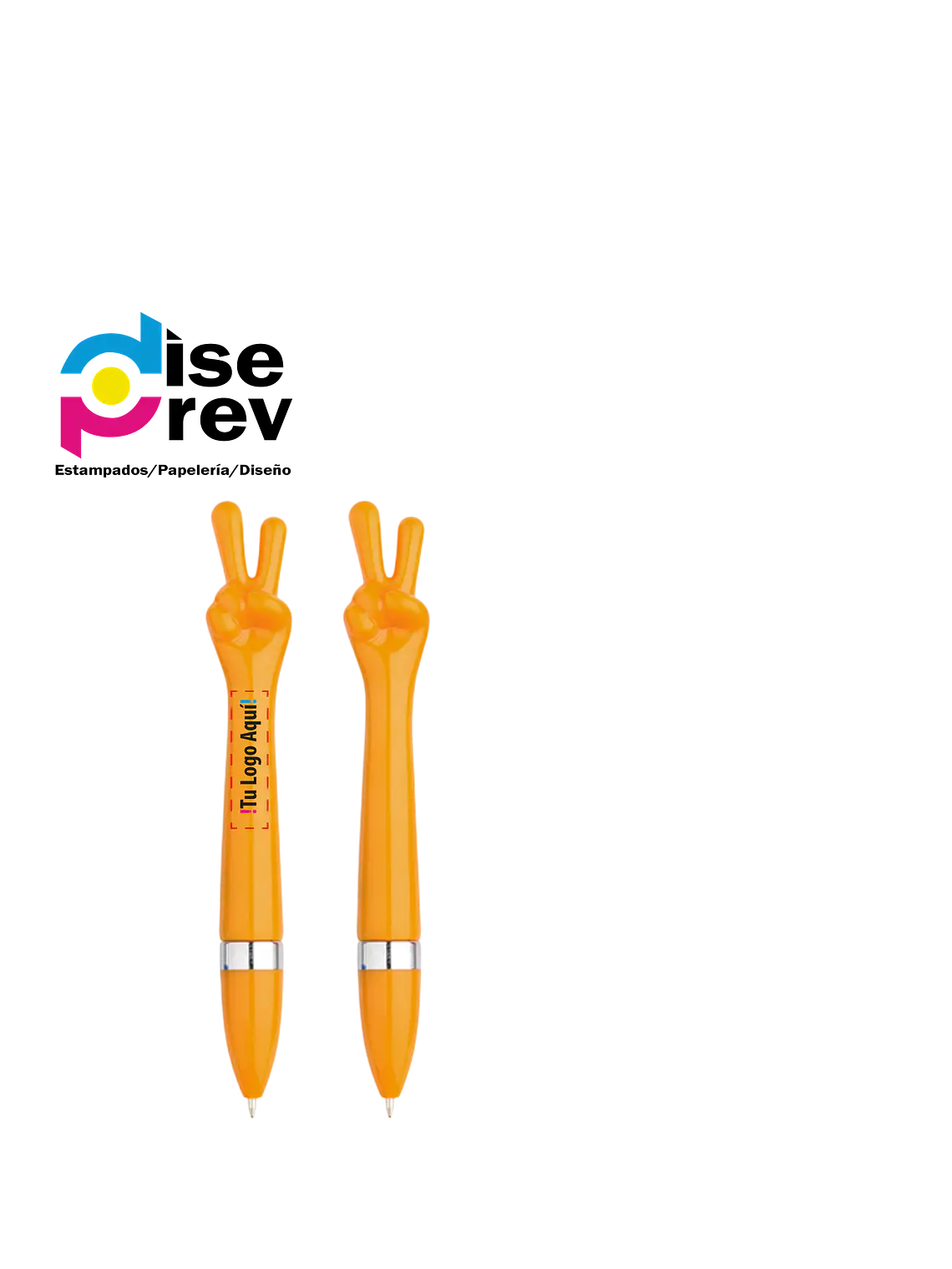 Bolígrafo Plástico Paz y Amor 9