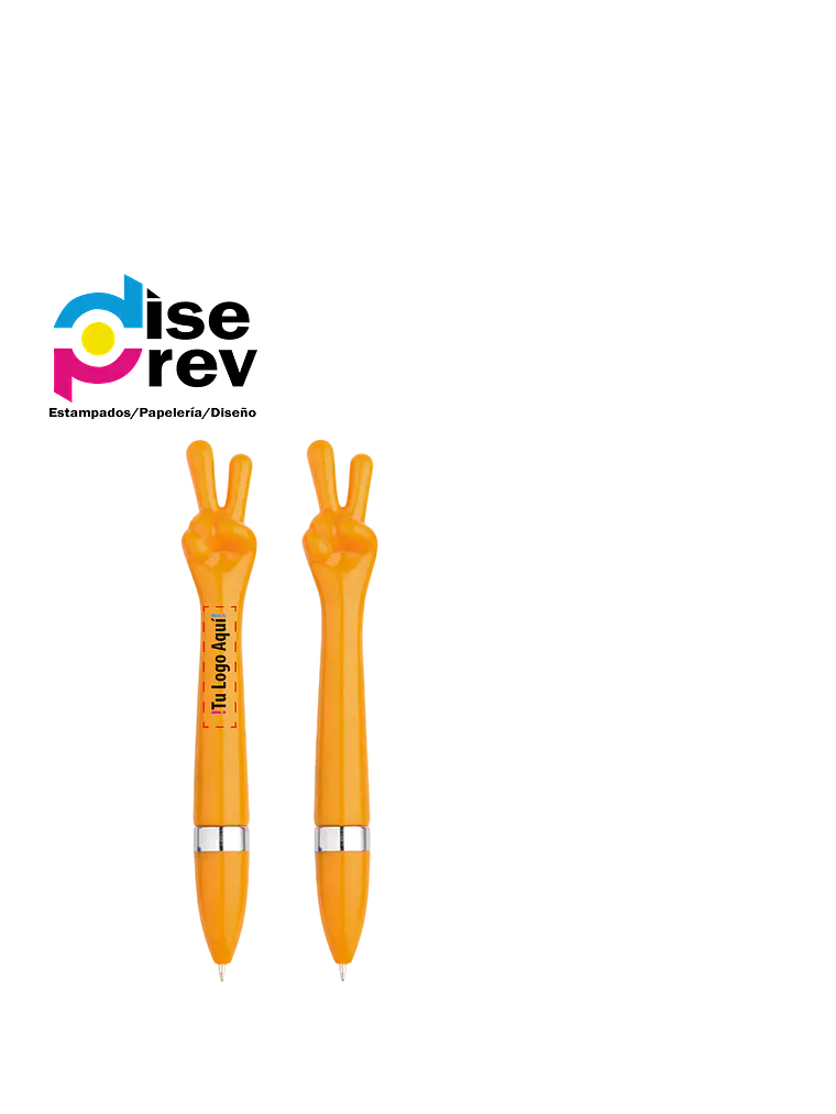 Bolígrafo Plástico Paz y Amor 9