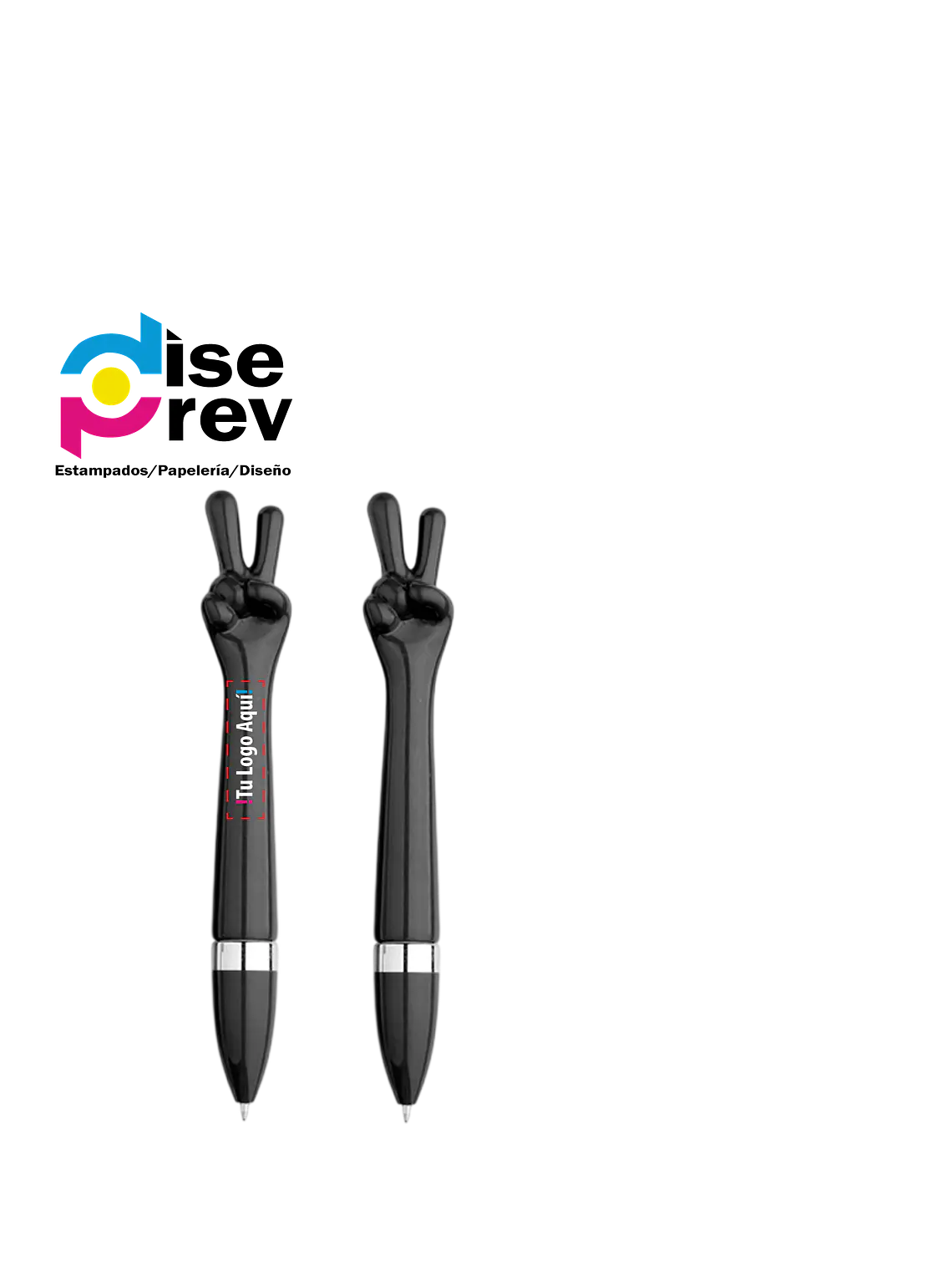 Bolígrafo Plástico Paz y Amor 2