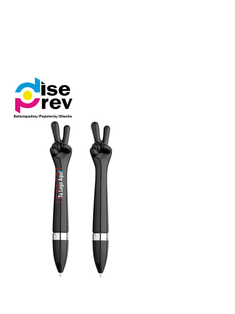 Bolígrafo Plástico Paz y Amor 2