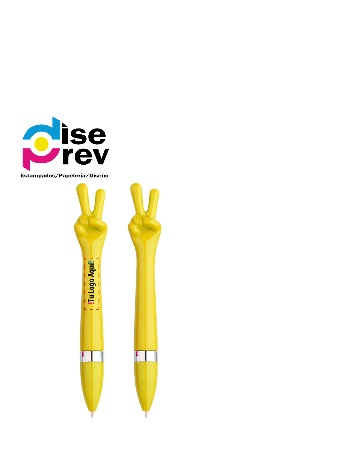 Bolígrafo Plástico Paz y Amor 10