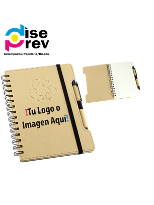 Cuaderno Ecológico Compost con Lápiz