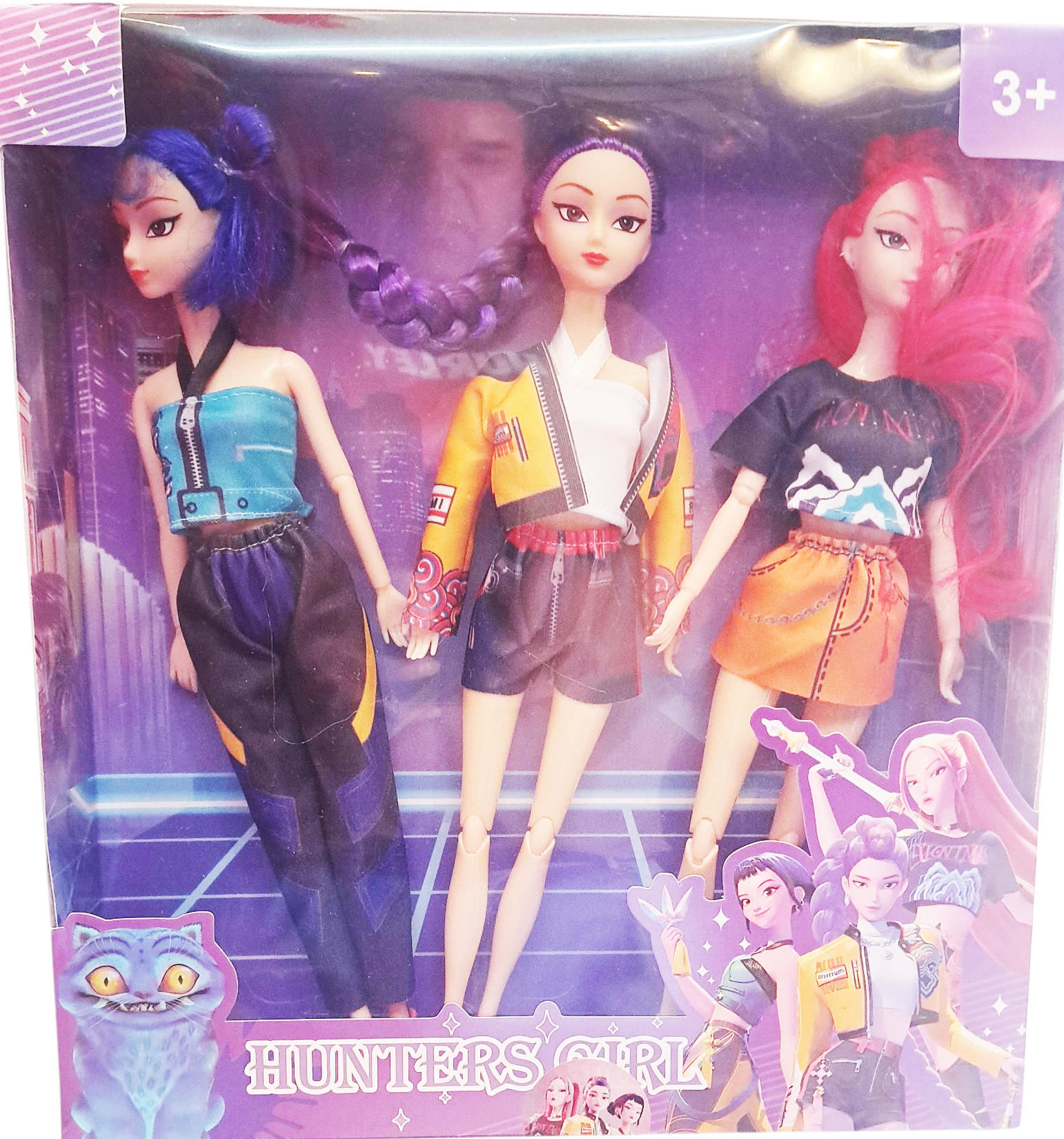 MUÑECAS K-POP SET 3 UNIDADES