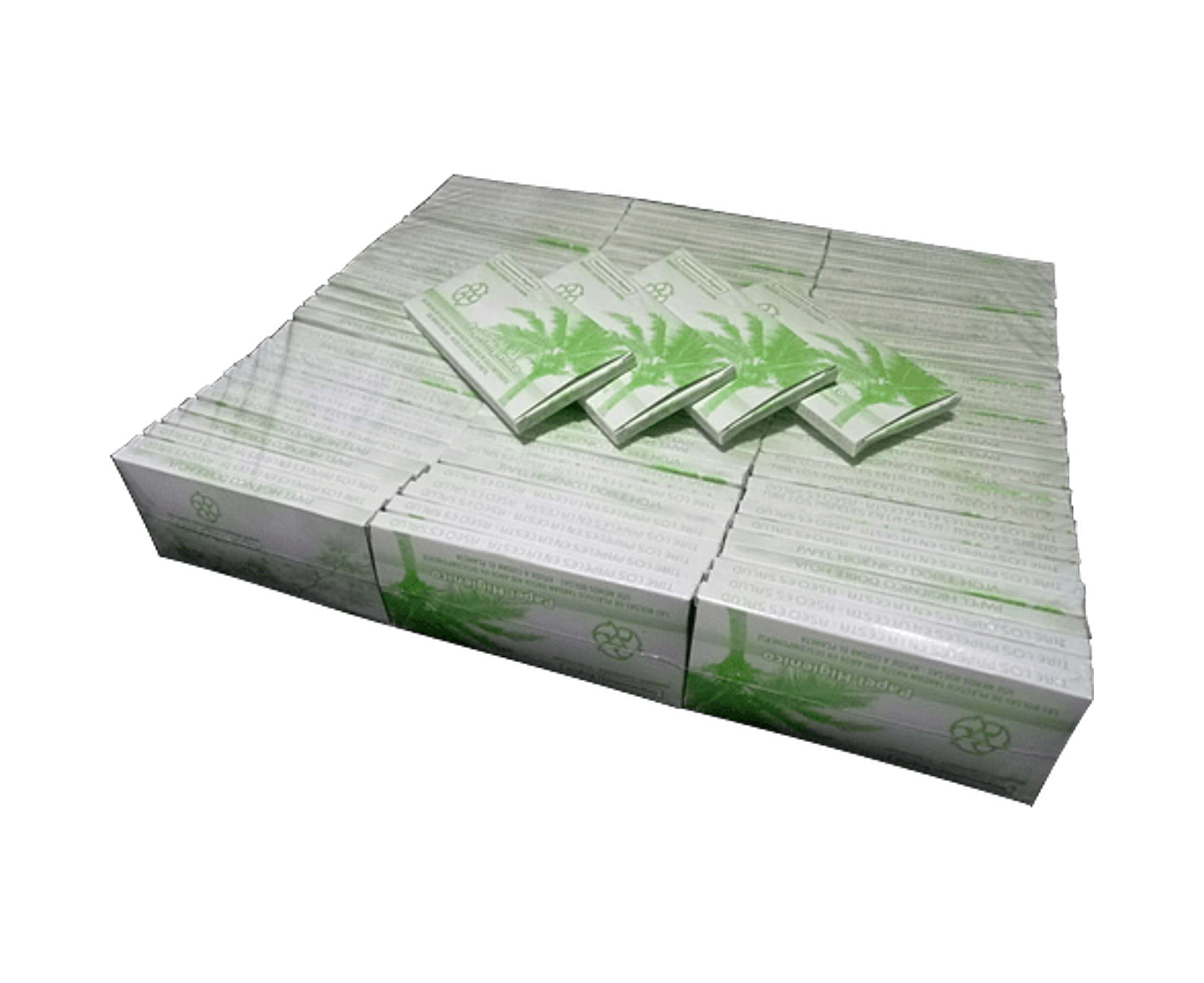 Papel higiénico en cajita para dispensador - Paca x 1000 4