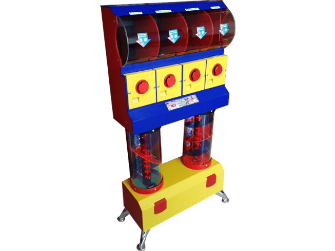 Dispensador de Chicles/Dulces con Tobogán x 4 1