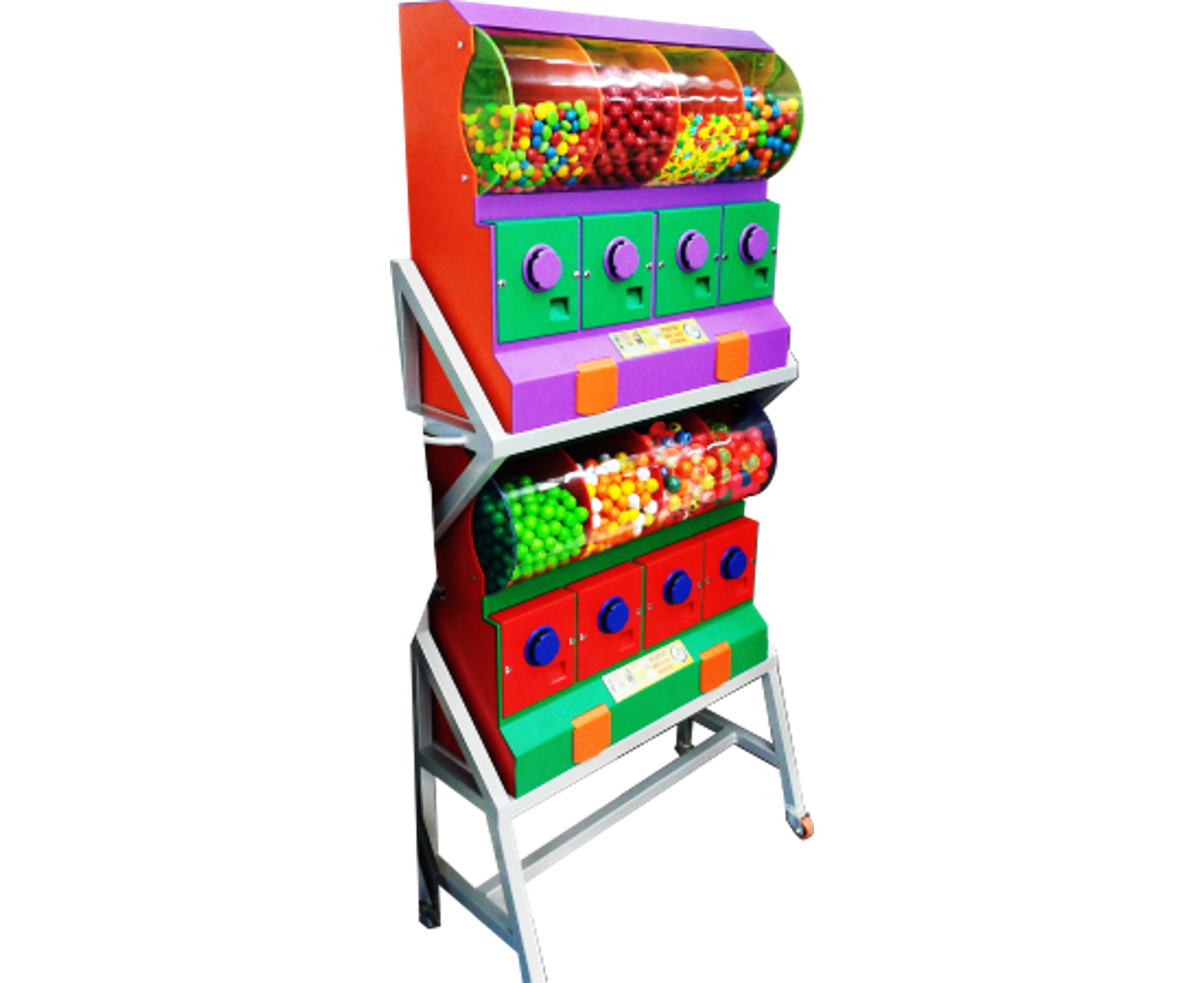 Dispensador de Chicles/Dulces con Base x 8 1