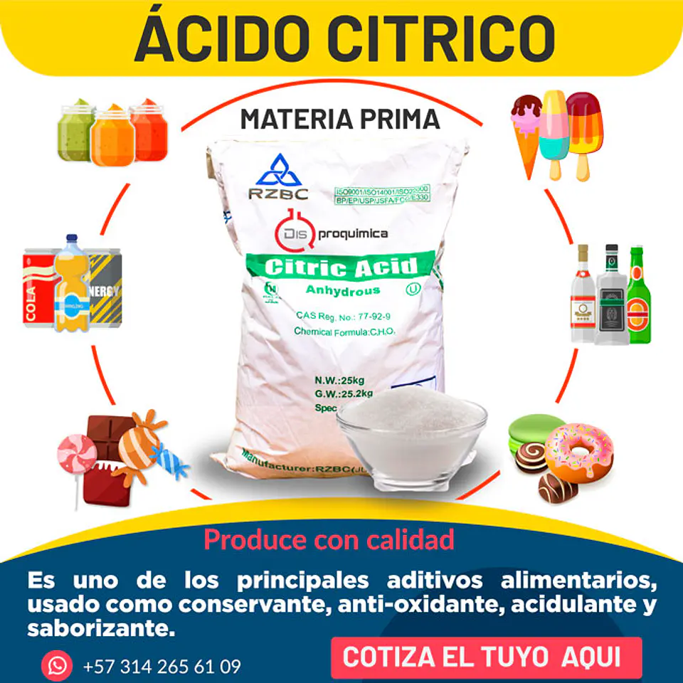 ACIDO CITRICO USP 2
